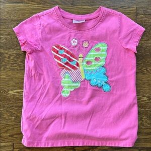 Hanna Andersson Embroidered Butterfly Top